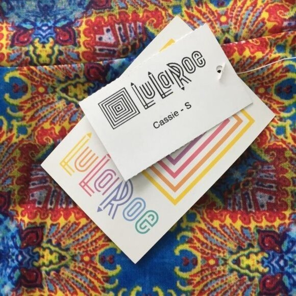 LulaRoe Cassie Pencil Skirt Womens Small New with Tags - Picture 4 of 4